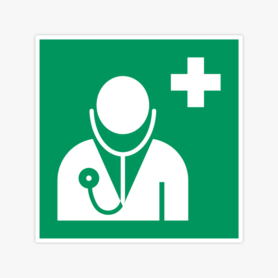 DOCTOR-dokter-sticker-E009-pictogram-veiligheidsstickers-groen