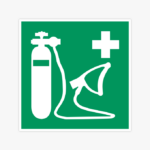 Sticker-zuurstofreanimator-oxygen-resuscitator-ISO-7010-E028-veiligheidsstickers-groen