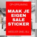 Sale Sticker Rechthoek