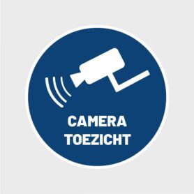 camerabewaking sticker toezicht camera kamera gebodssticker waarschuwing