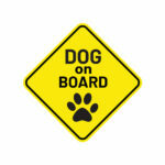 dog on board sticker