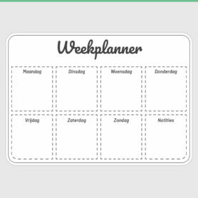 weekplanner whiteboard week planning bijhouden marker ideeen inspiratie handig makkelijk