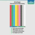 coderingsticker codering sticker labels label markeren kleurrijk