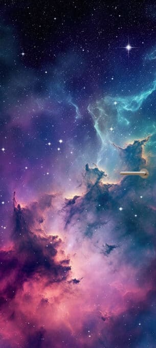deurposter deurposter poster sticker ruimte sterrennevel nebula natuur