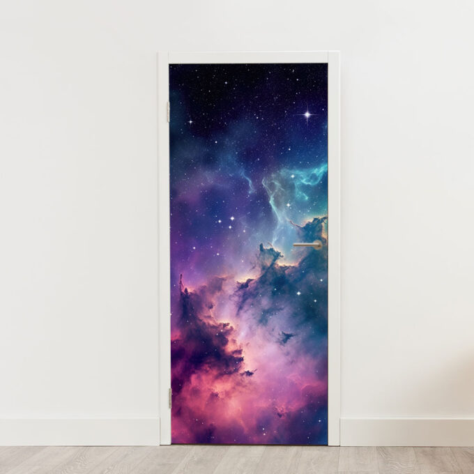 deurposter deurposter poster sticker ruimte sterrennevel nebula natuur