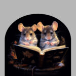 muursticker muizen lezen samen knaagdieren