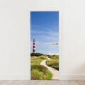 vuurtoren Ameland deursticker deurposter poster sticker natuur strand duinen nederland