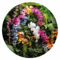 muurcirkel muursticker bloemen orchideeen moswand goedkoop inspiratie