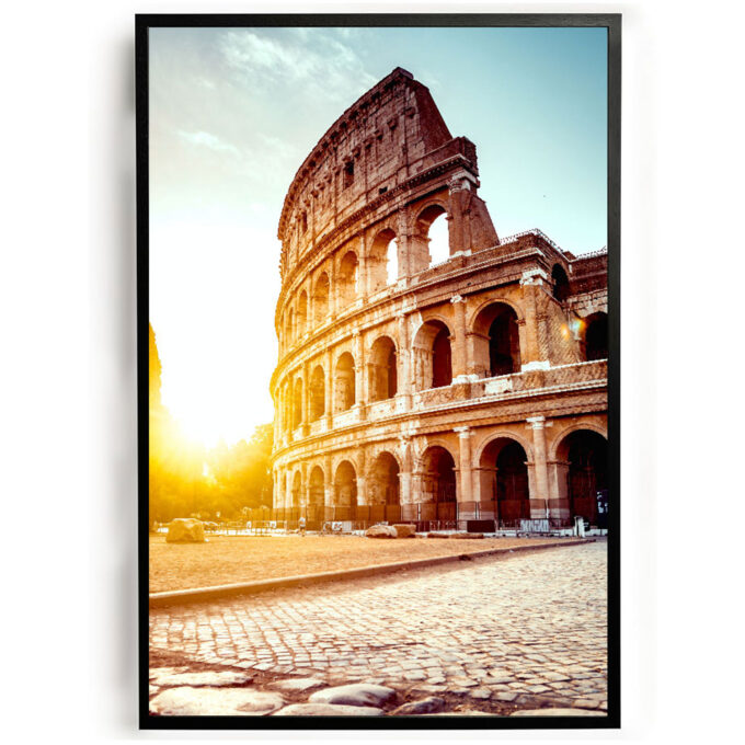 Poster Colosseum Rome poster goedkoop ideeen muurdecoratie inspiratie wanddecoratie store woonkamer keuken slaapkamer