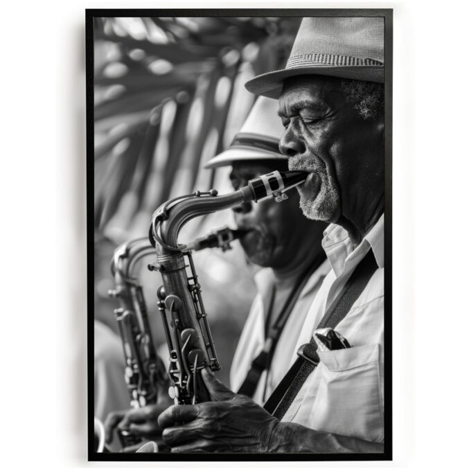 poster goedkoop ideeen muurdecoratie inspiratie wanddecoratie jazz inspirate blues zwart wit