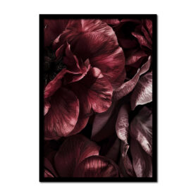 Poster-bloem-blad-oude-rood,-roze-vintage-Posters-woonkamer-slaapkamer-kinderkamer-keuken-ideeen-inspiratie-goedkoop-store