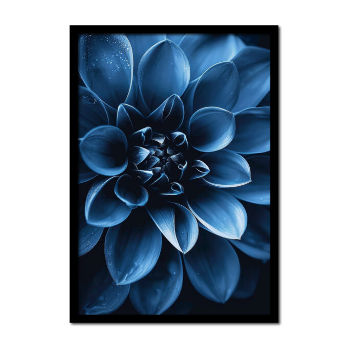 blauwe-dahlia--Posters-woonkamer-slaapkamer-kinderkamer-keuken-ideeen-inspiratie-goedkoop-store